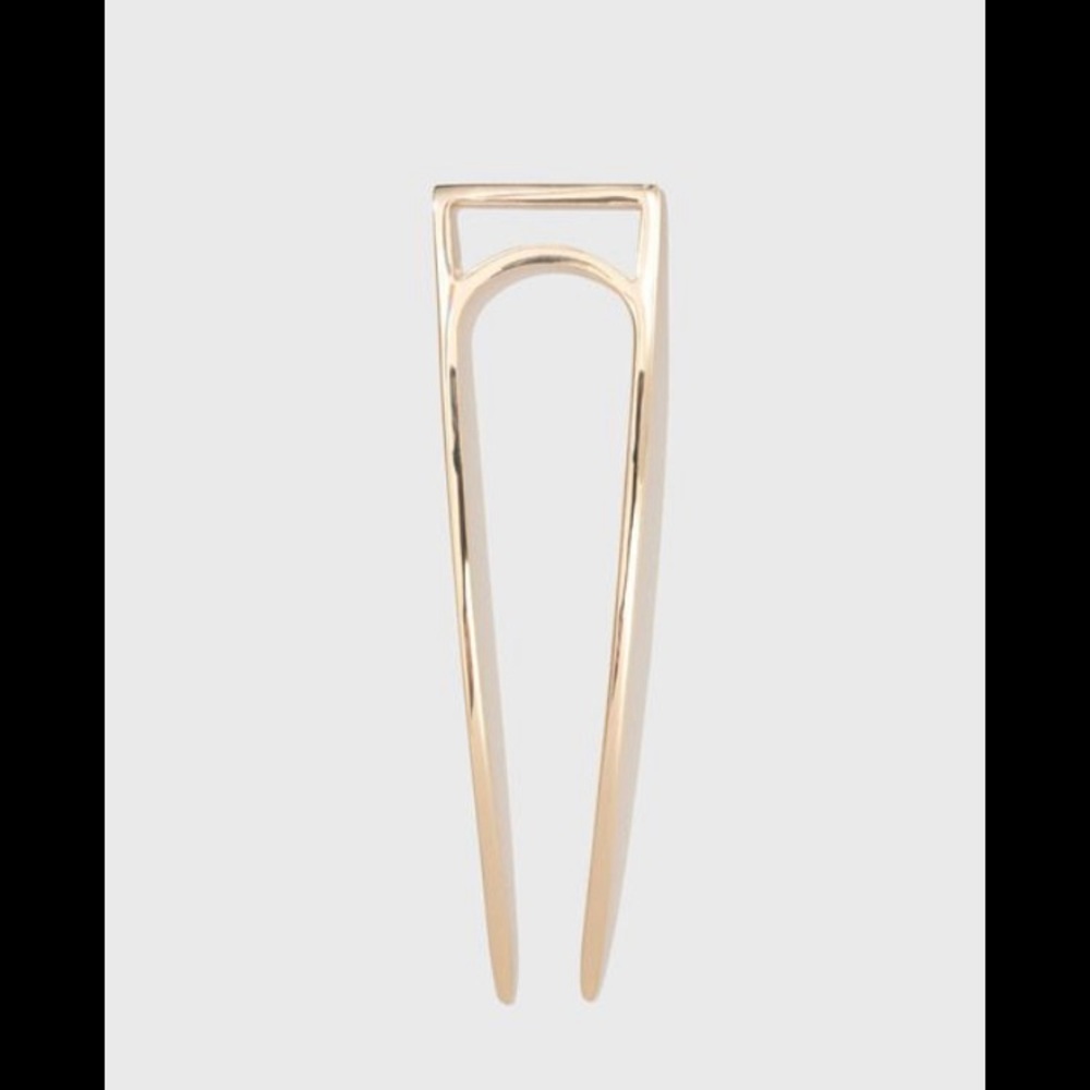 Oribe Geometric Gold Hair Stick - Picture 3 of 12